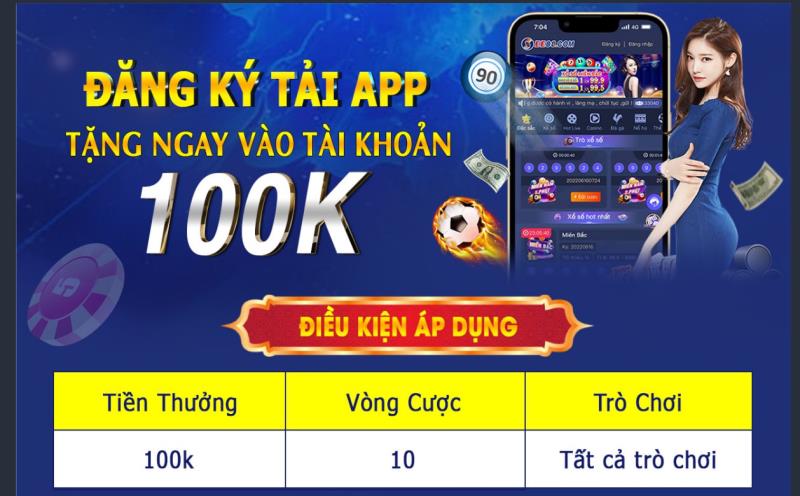 Tặng ngay 100.000 VNĐ cho thành viên của nhà cái